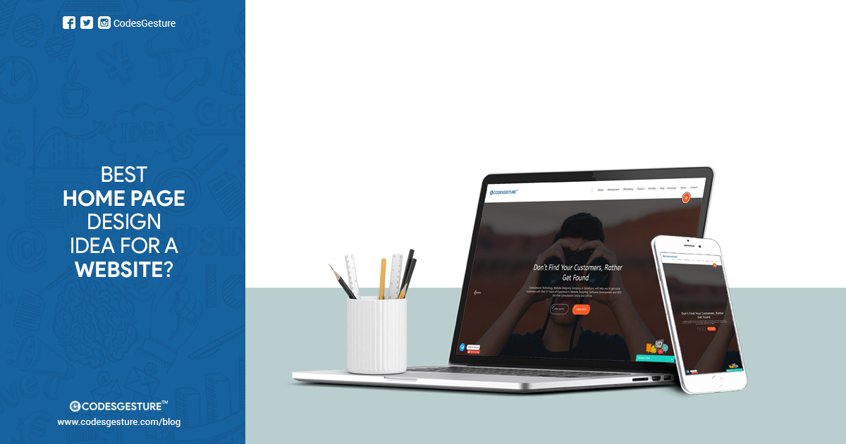 Best home page design idea for a website? Website Designing In