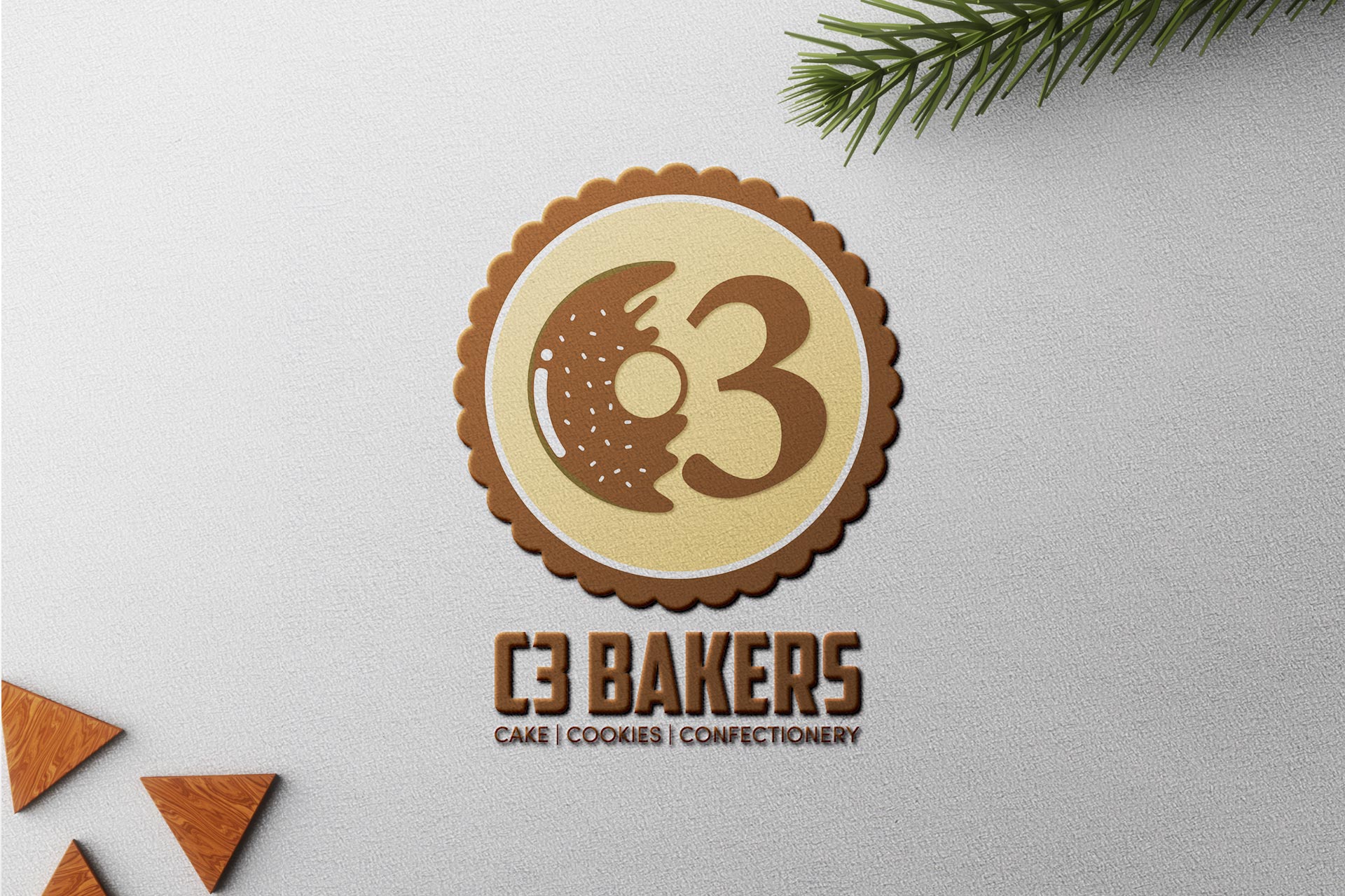 A Creative Bakery Logo designed in a way so that our client easily use it for branding on their bakery products.