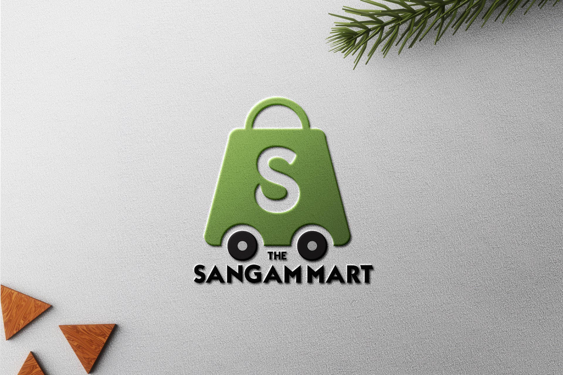 The Sangam Mart is an Online Ecommerce platform which mainly deals in grocery, vegetables etc. This logo is made with love by CodesGesture, best Logo Designing Company in Gorakhpur.